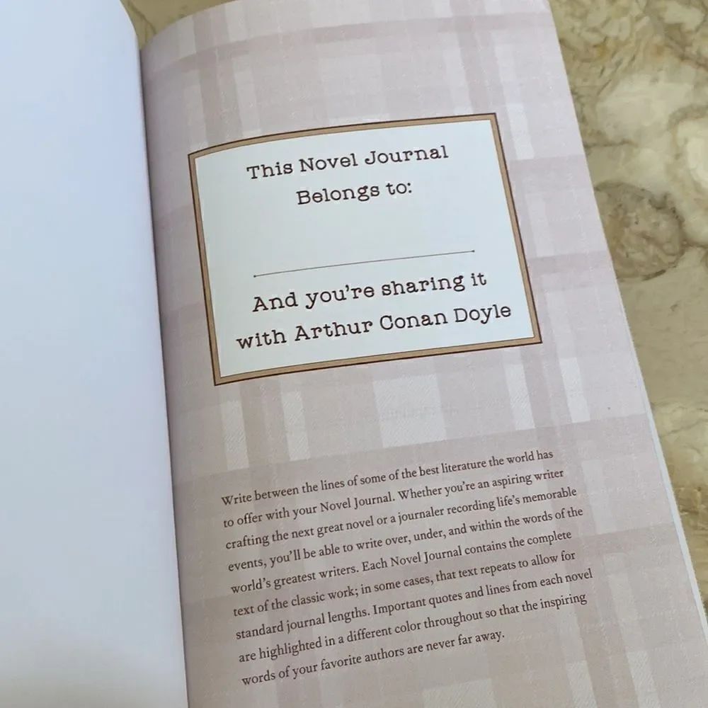 NWOT Sir Arthur Conan Doyle - A Novel Journal: The Adventures of Sherlock Holmes - Picture 5 of 12